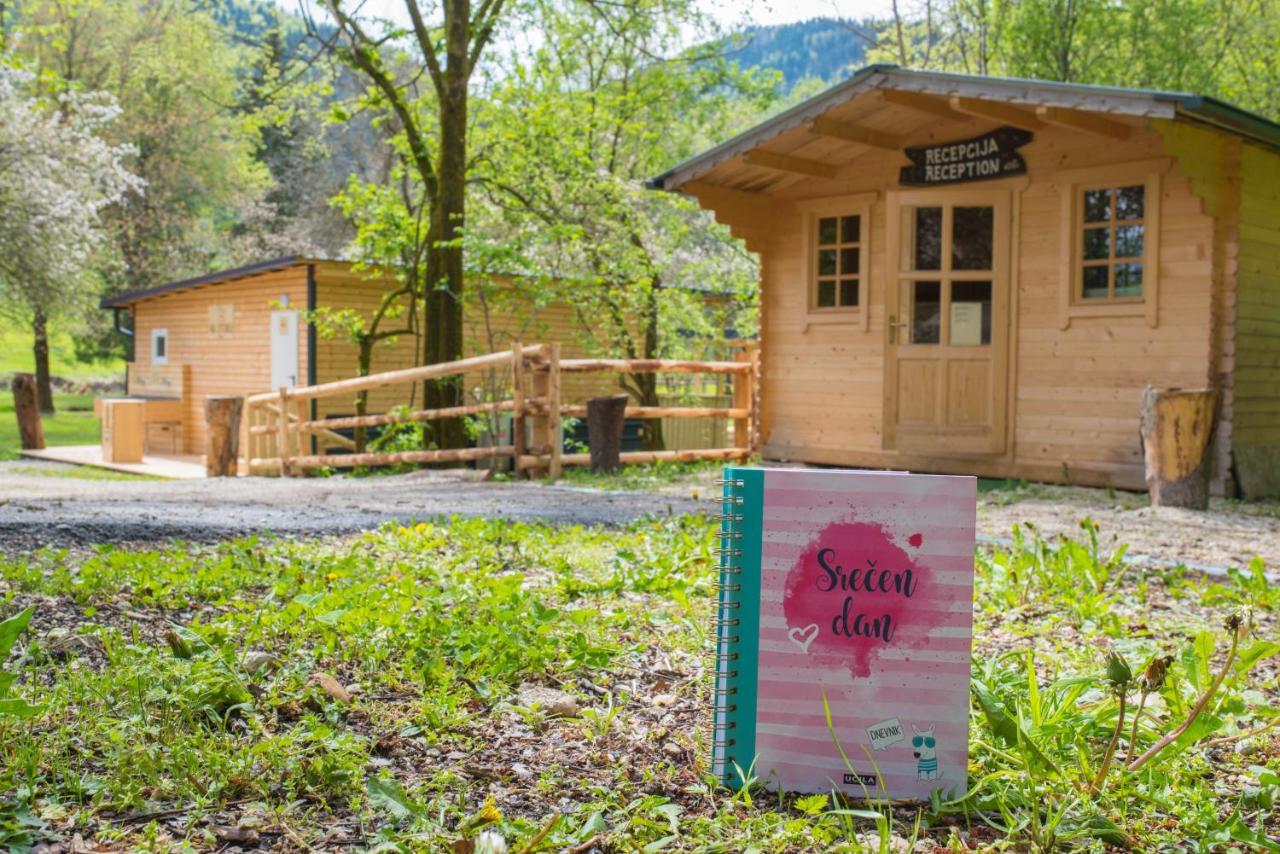 Kamp na Otoku Hotel Ljubno Bagian luar foto
