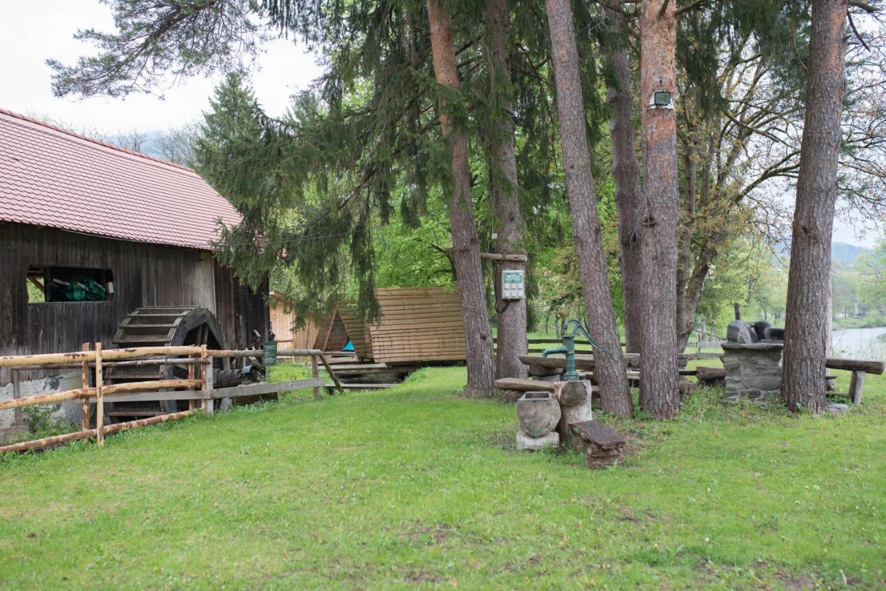 Kamp na Otoku Hotel Ljubno Bagian luar foto
