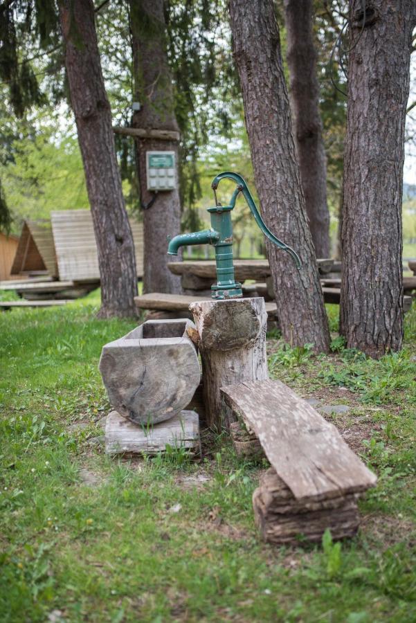 Kamp na Otoku Hotel Ljubno Bagian luar foto