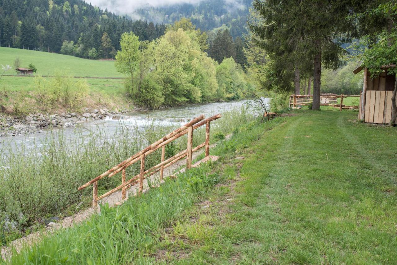 Kamp na Otoku Hotel Ljubno Bagian luar foto