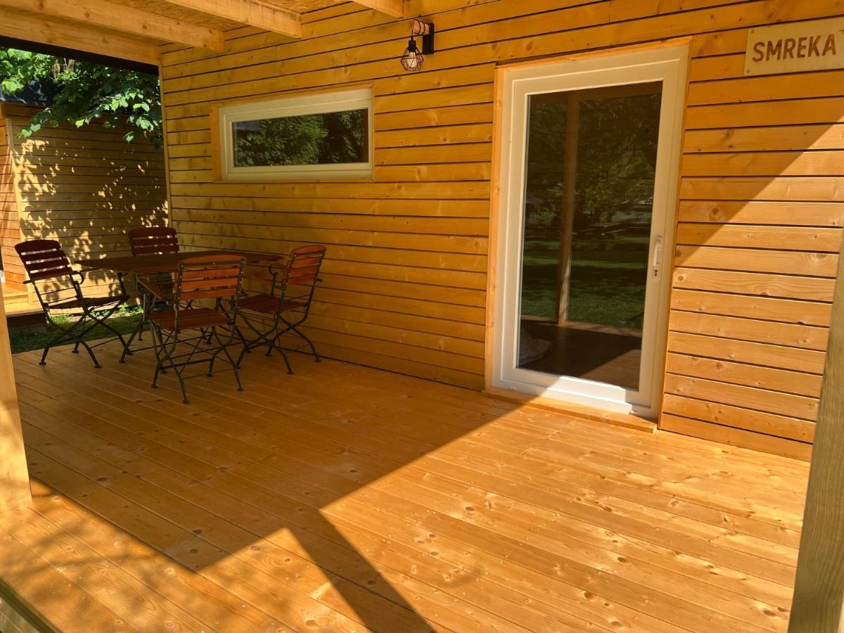 Kamp na Otoku Hotel Ljubno Bagian luar foto